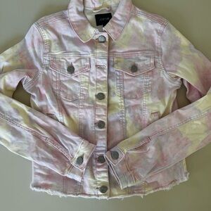 Joe's Jeans Kids Tie-Dye Denim Jacket Size L (12-14)